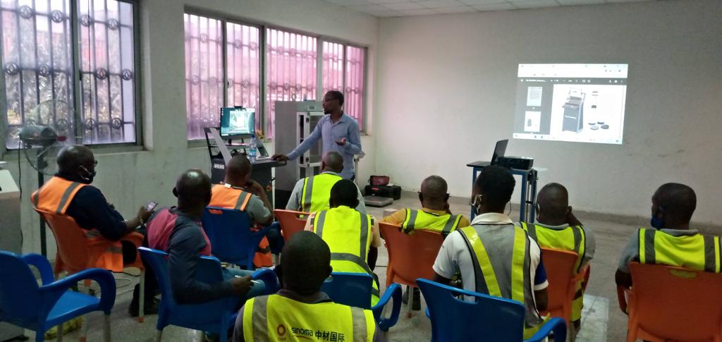 You are currently viewing Installations and Training at Dangote Cement